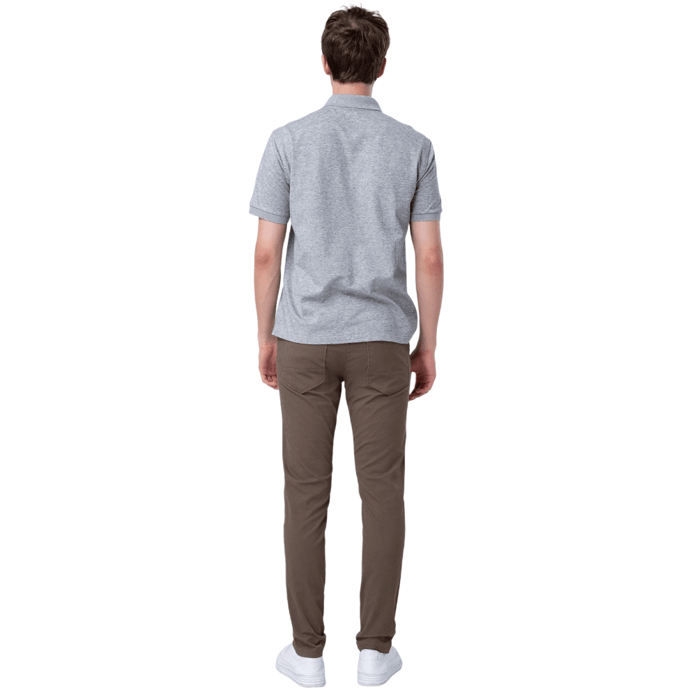 Plaid&Plain Men's Burly Wood Skinny Chinos | Slacks Tapered Trousers Suit Pants - Plaid&Plain-819-Burly Wood-27X28