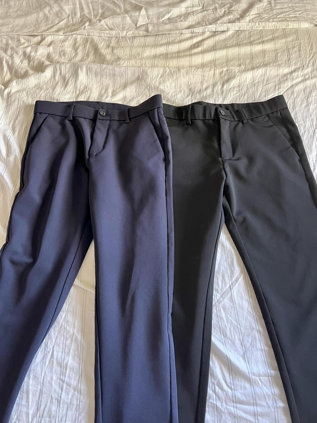 Plaid&Plain Men's Navy Blue Stretch Dress Pants | Skinny Suit Pants Plaidplain Plaid&Plain Men's Navy Blue Stretch Dress Pants | Skinny Suit Pants Plaidplain